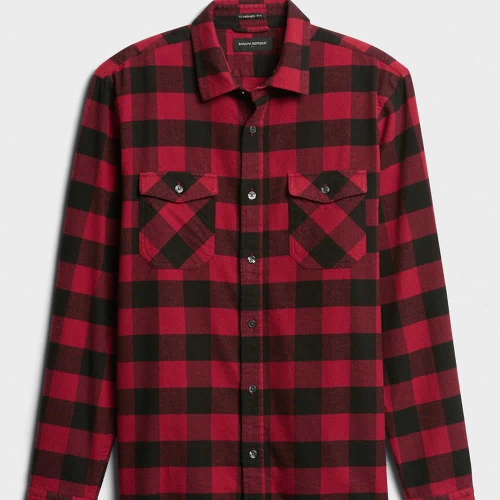 A Banana Republic flannel